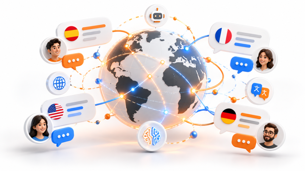 Chatbots multiidioma: cómo atender clientes internacionales sin contratar más agentes